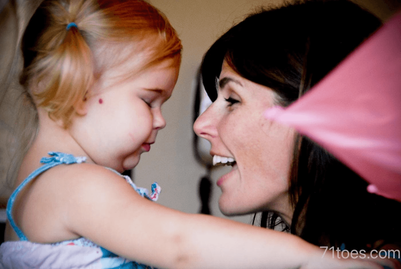 Lucy and her mother, face to face